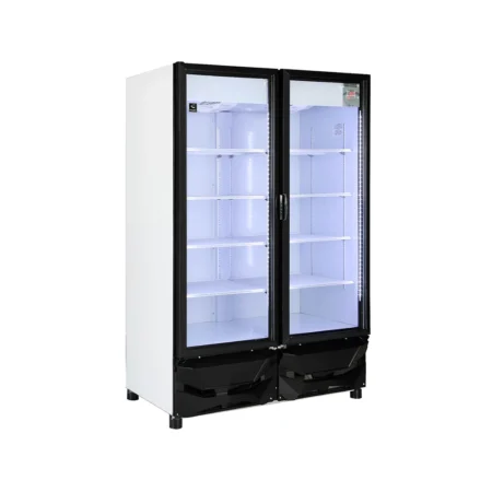ENFRIADOR VERTICAL DE 2 PUERTAS 42 PIES CUBICOS DE CAPACIDAD